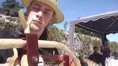 Jason Turk busking in Lismore, Ireland ... Brillia...