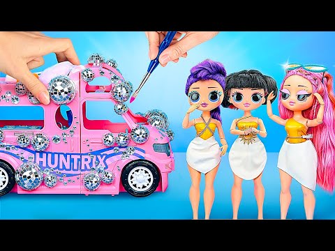 K-Pop Demon Hunters Style Doll DIYs! 10 Crafts for Dolls Vacation Routine