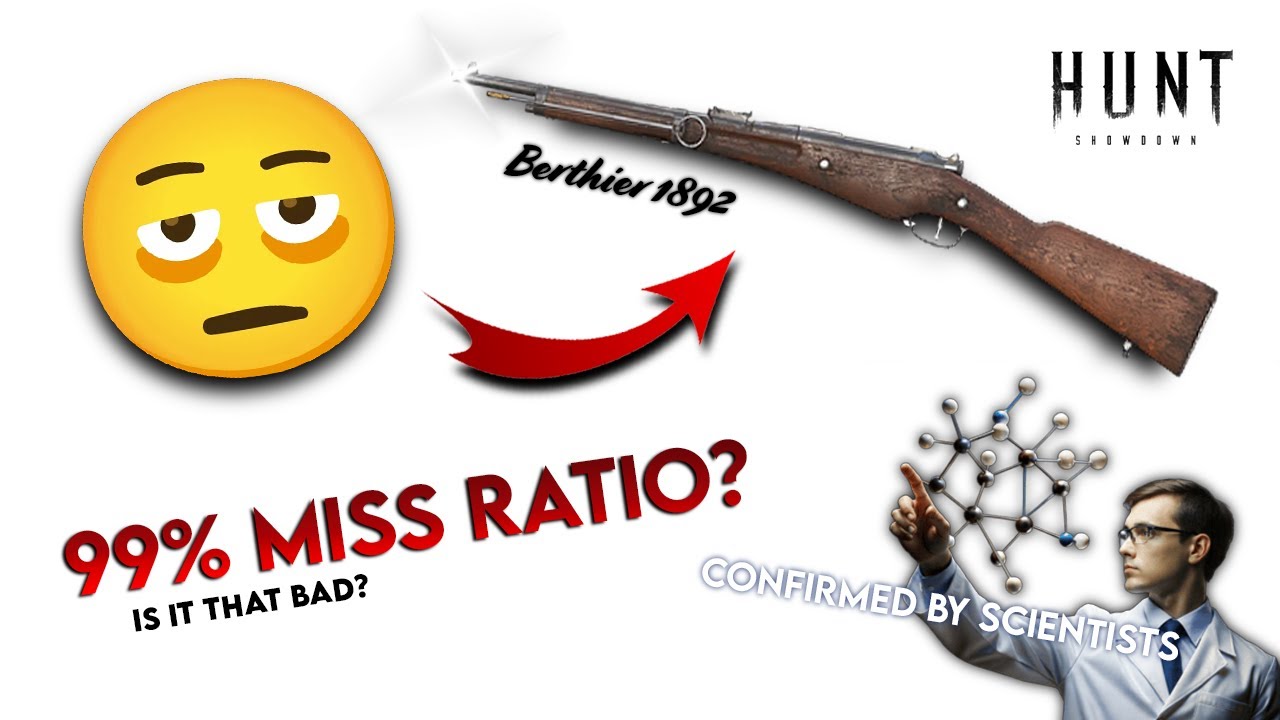 I MISS EVERY SHOT WITH THIS WEAPON! - Hunt: Showdown 1896