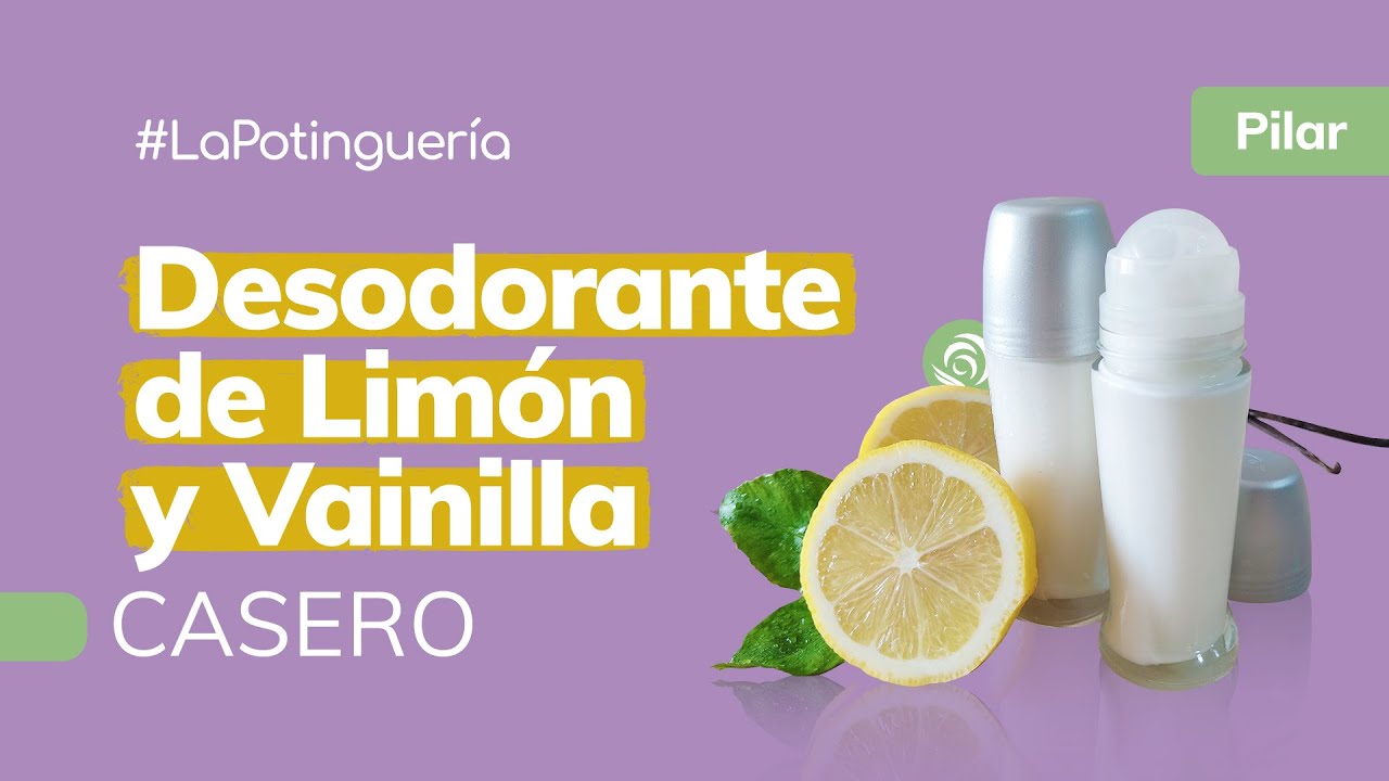 Cómo hacer un Desodorante casero Limón y Vainilla con Éster de Ácido Cítrico y Ricinoleato de