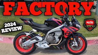 2024 APRILIA 660 FACTORY TUONO RIDE & REVIEW | HONDA CBR 650'S ENEMY #review #aprilia #tuono660 screenshot 4