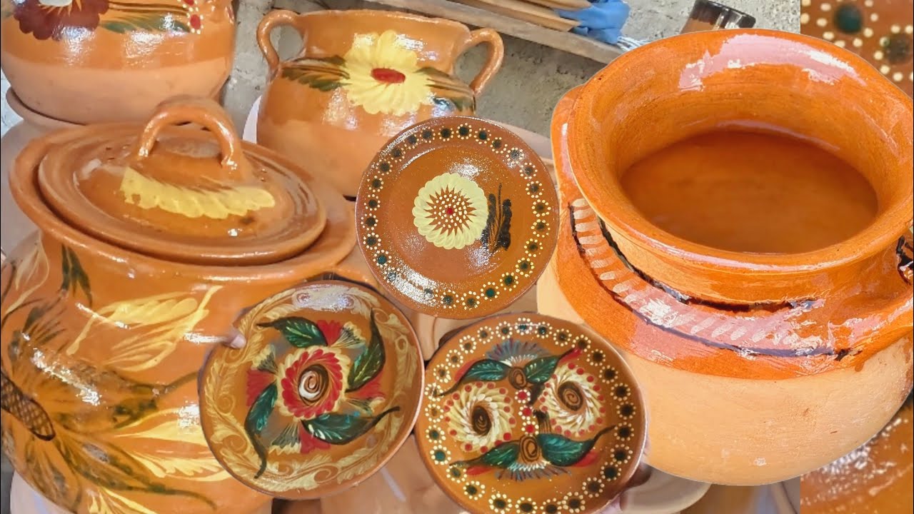 LAS MEJORES OLLAS DE BARRO SE HACEN AQUÍ/PLATOS DECORADOS/ARTESANÍAS DE BARRO
