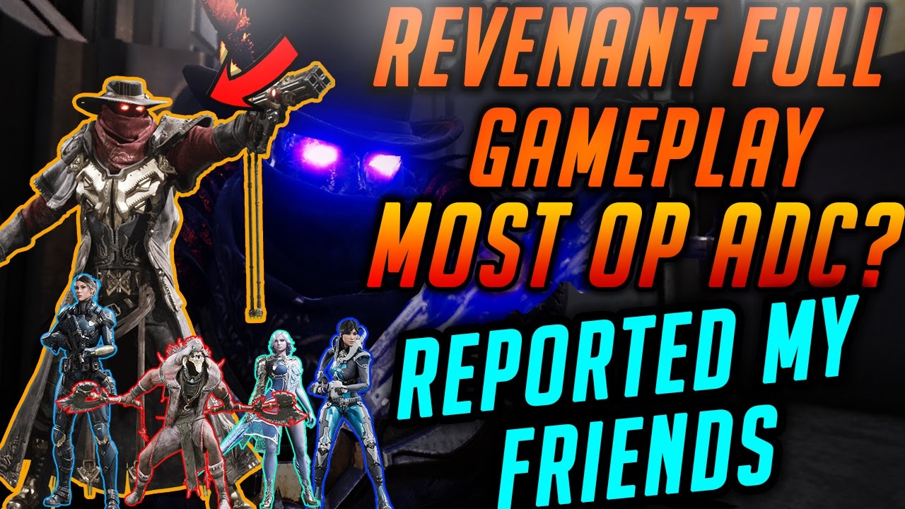 Paragon REVENANT GAMEPLAY| REPORTED MY FRIENDS AFTER THIS| MOST OP ADC| REVENANT IS GOD LIKE!👊😡
