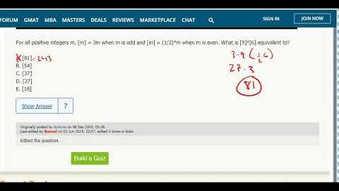 Functions 4- For all positive integers m, [m] = 3m when m is odd and [m] = (1/2)*m when m is even...