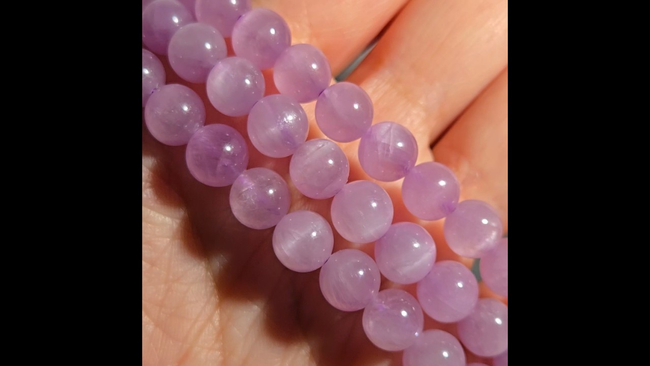 High-grade cat's eye kunzite bracelet - JW63