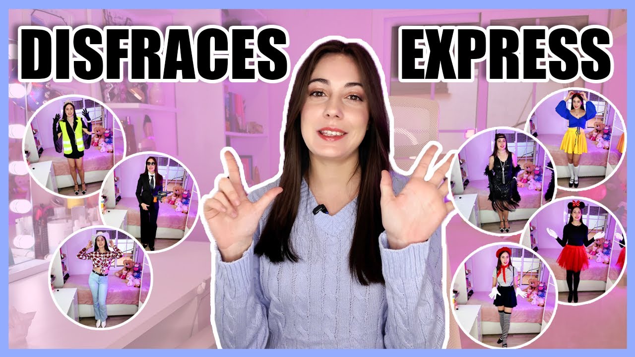 DISFRACES de ÚLTIMO MINUTO que te SALVARÁN 😱 | Tatiana Esteban