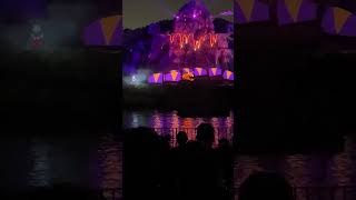 Fantasmic Big Snakes And Burning Volcanos Snake Dance With Mickey Mouse