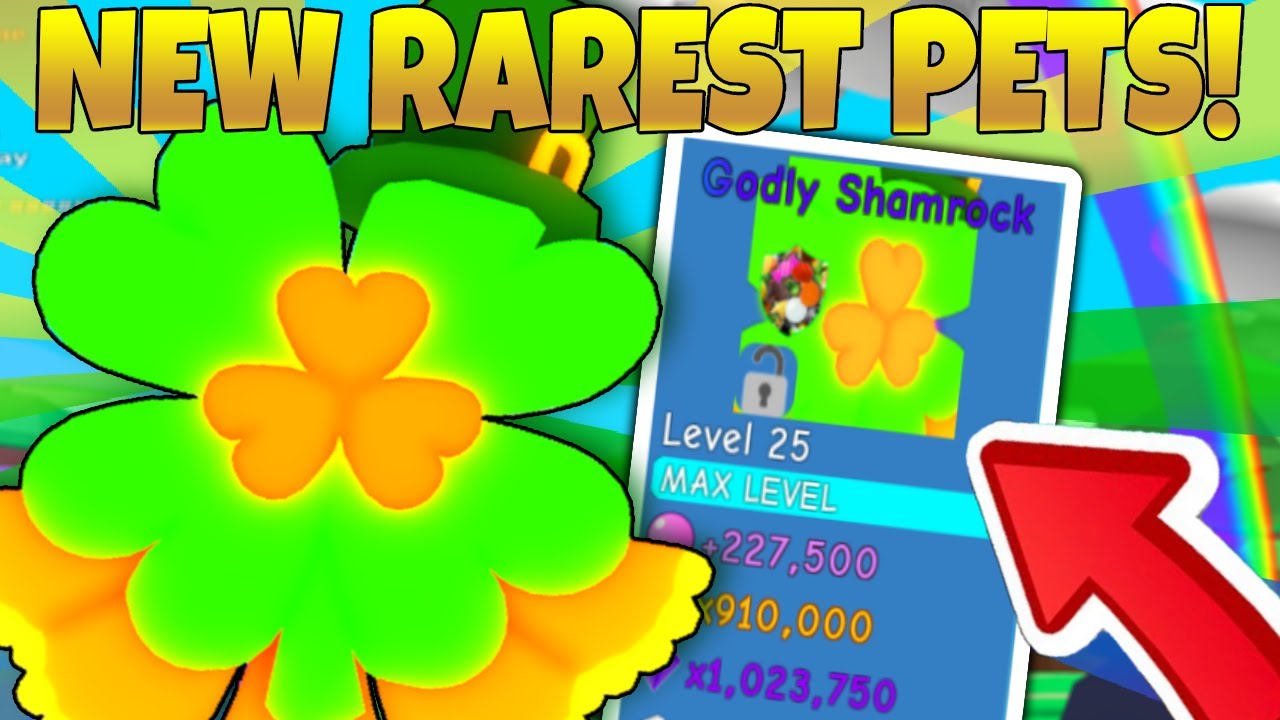 😱 Hatched The New *GODLY SHAMROCK* In Bubble Gum Simulator! (Roblox