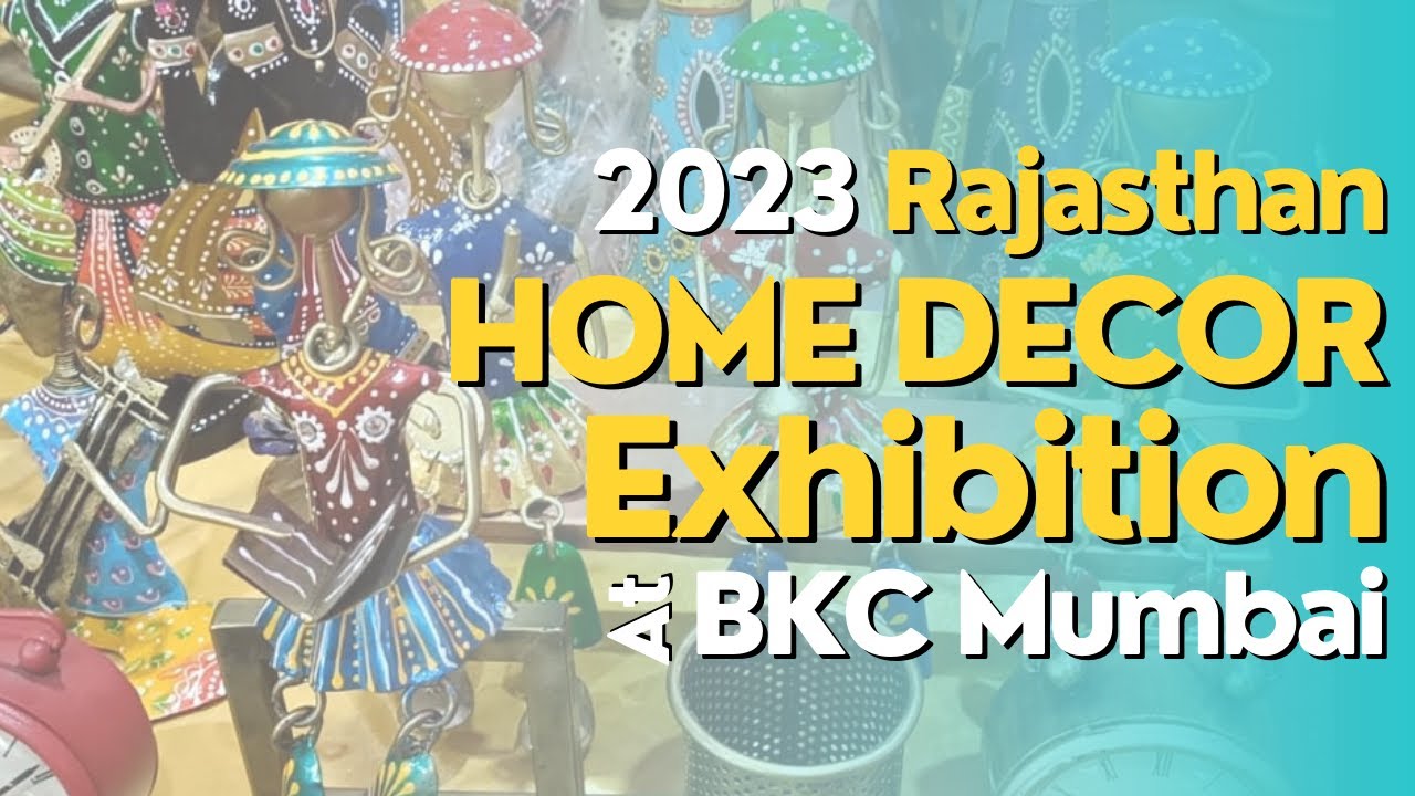 BKC Mumbai Exhibition 2023 Rajasthan Home Decor Items 