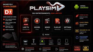 🛑 PLAYSIM NO TV BOX FUNCIONANDO!! APRENDA A INSTALAR AGORA!!🛑