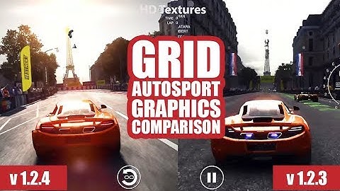 Grid Autosport 1.2.4 vs 1.2.3 Graphics Comparison on the iPad Pro 10.5