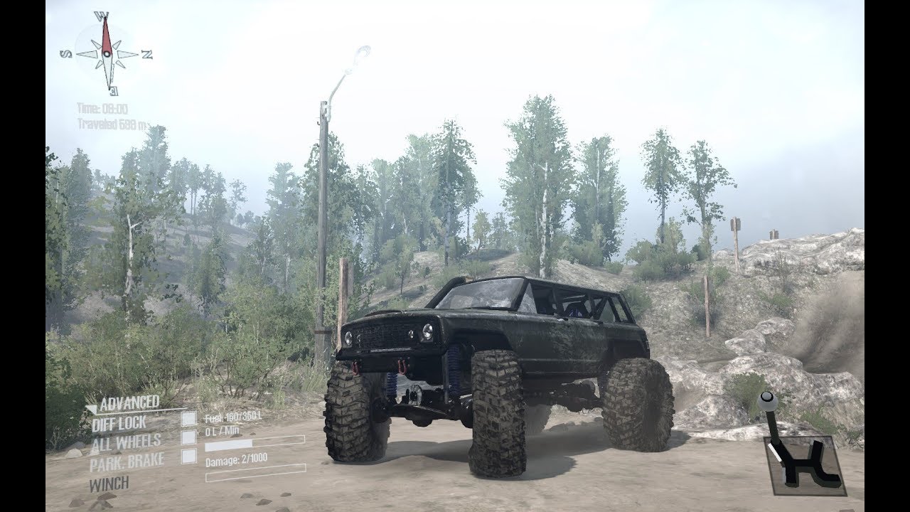 SPINTIRES MUDRUNNER: BRUTETERROR`S JEEP WAGONNEER TTC