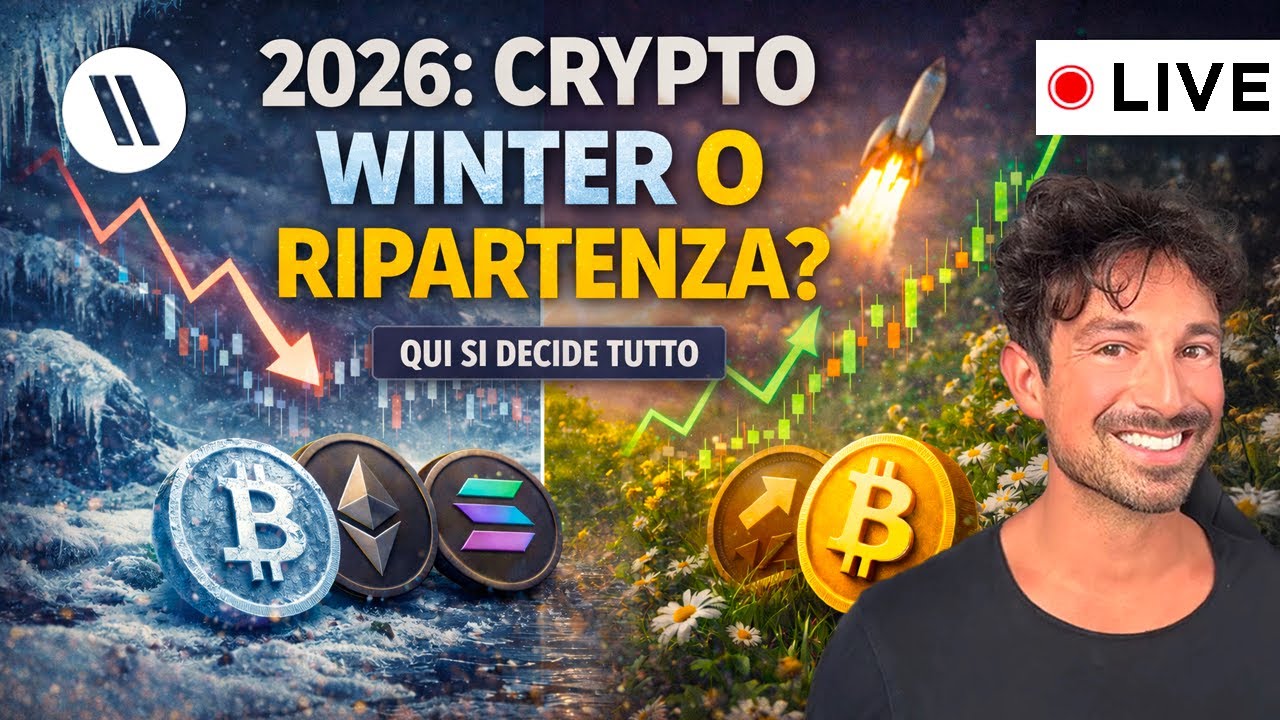 BITCOIN, CRYPTO: IL 2026 SARÀ CRYPTO WINTER O RIPARTENZA? (QUI SI DECIDE  TUTTO)