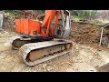 Fixing a Seized track roller on the Abandoned Excavator..