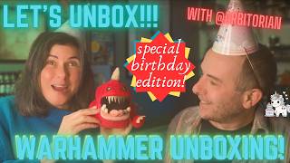 Birthday Unboxing of Warhammer Books With Arbitor Ian