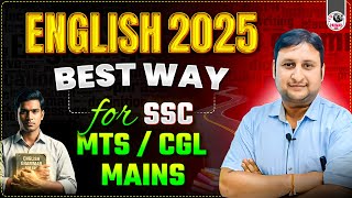 REMAINING DAYS STRATEGY ✨FOR SSC CGL MAINS &amp; SSC MTS 2025 | ENGLISH BY PSP SIR | PARMAR SSC