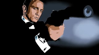 James Bond Fan Art Timelapse #shorts