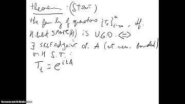 Non linear dispersive equations - 40 Unitary Group of op.