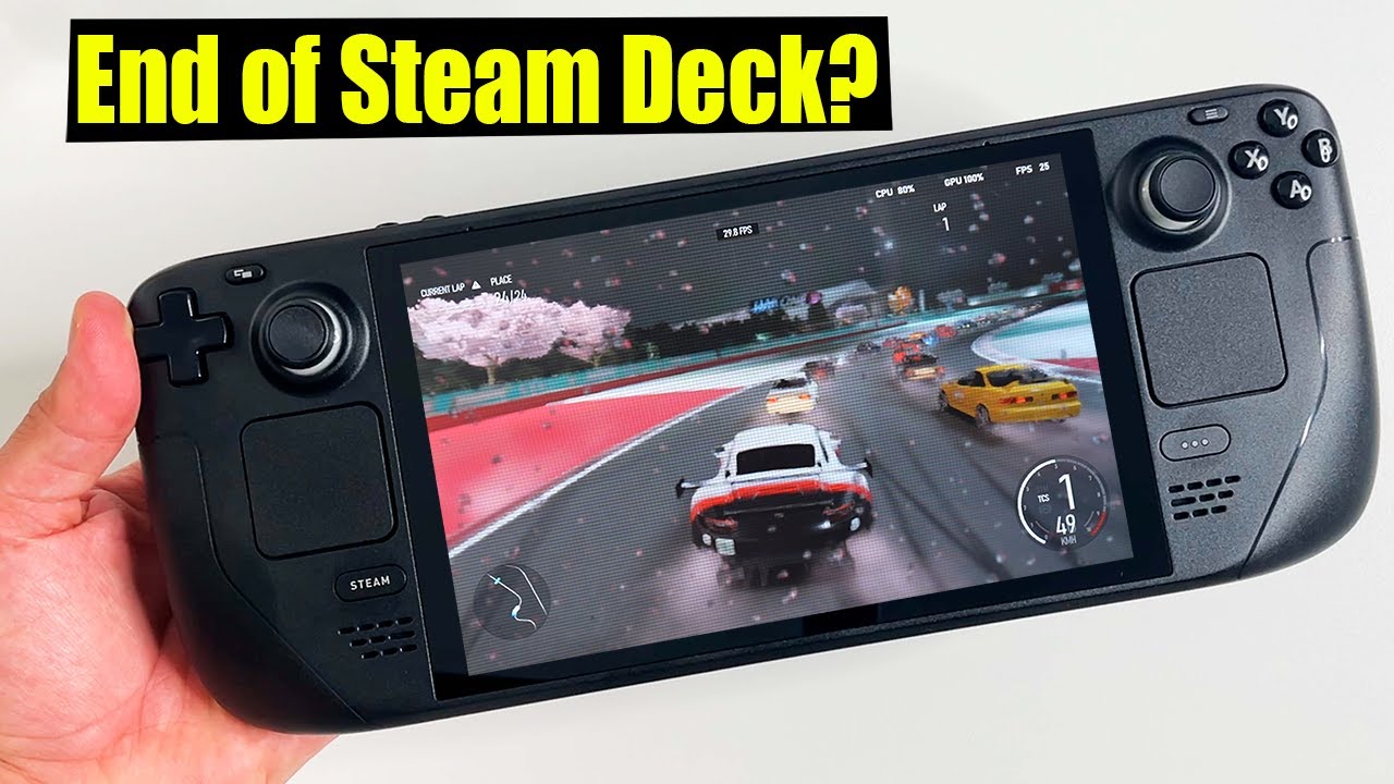 Forza Motorsport running on Steam Deck (Windows 10) 