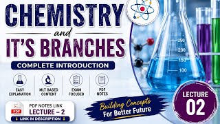 Chemistry &amp; Its Branches | PMF MLT New Scheme of Studies | Lecture 2
