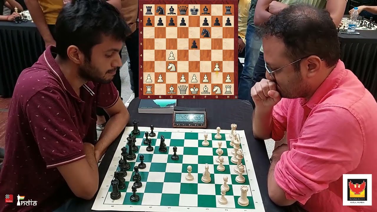 Sagar takes on a 2300 rated player on Lichess