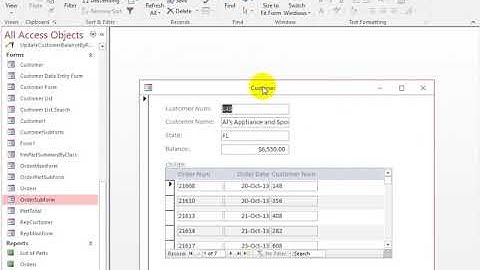 Create Form with Subform in MS Access, in khmer language