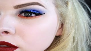Electric Blue Glitter Makeup Tutorial
