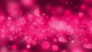 Transparent bubbles and stars on pink background with classical music — loop screenshot 4