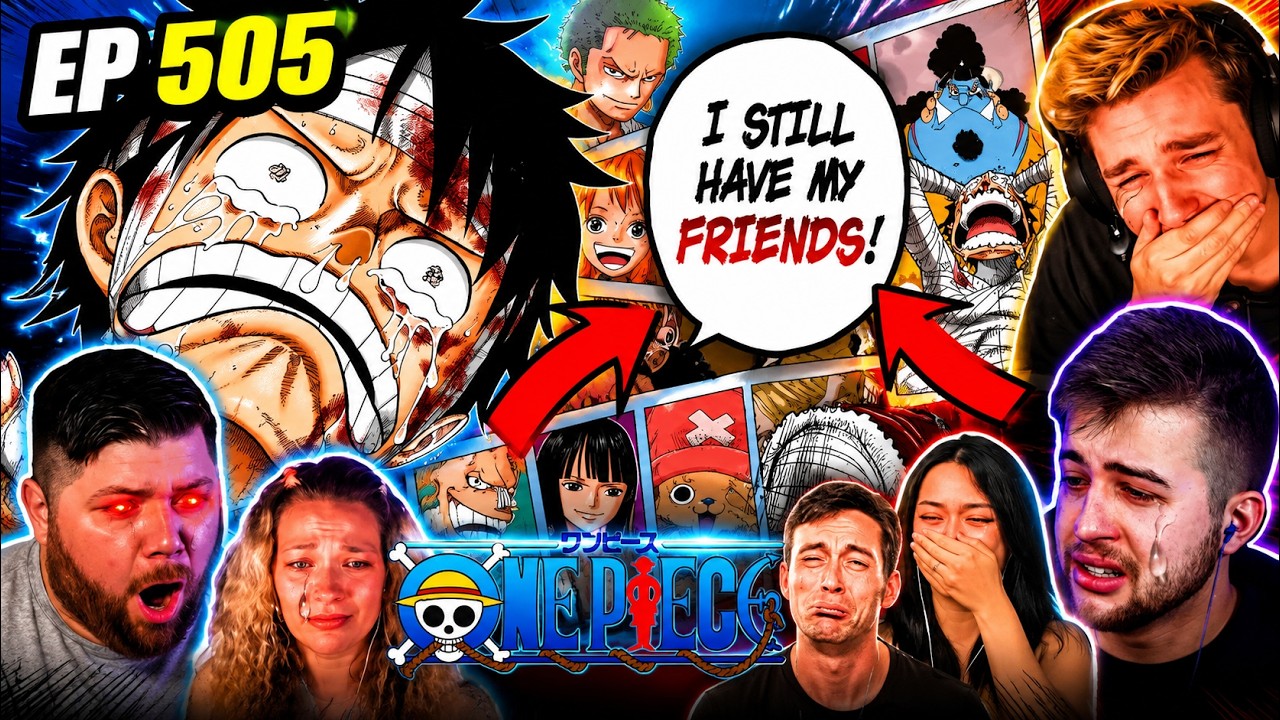 I STILL HAVE MY FRIENDS😭Reaction Compilation One Piece Episode 505