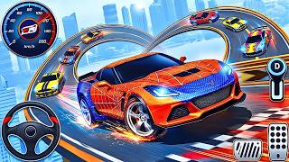 Superhero Car Stunt Mega Ramp Driving Tracks - Impossible GT Car Racing 3D - Android Gameplay #2 screenshot 4