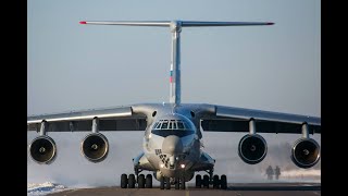 Красивая посадка ИЛ-78м,оригинальный звук/Beautiful landing IL-78m, original sound.