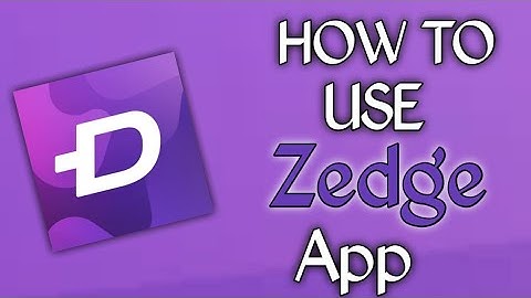HOW TO USE ZEDGE APP /MIAN G OFFICIAL