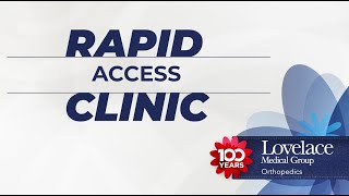 LMG Orthopedics Rapid Access Clinic