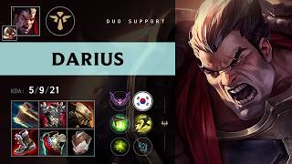 Darius Support vs Poppy - KR Master Patch 26.14