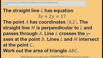 Equation of a Line | Find the Area of Triangle | Coordinate Geometry | Higher Maths | GCSE | IGCSE
