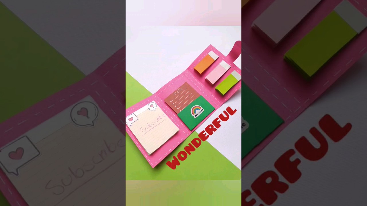 diy notebook folder organizer-back to school/