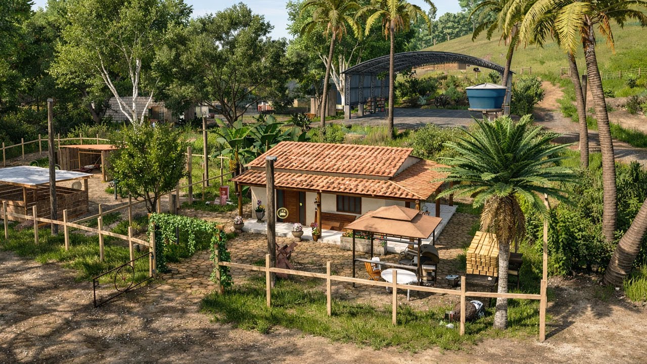 🔥 TRANSFORMEI A SEDE DO TURVO MAP! Do meu jeito no FS25 🚜