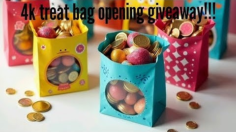 CherryTree 4k treat bags opening and O M G what dropped will shock!!!