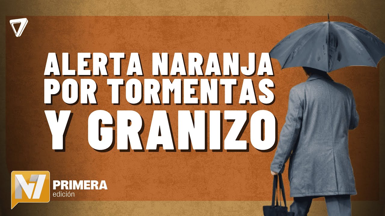 Hay alerta NARANJA por tormentas y GRANIZO en Mendoza - YouTube