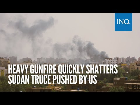 Heavy gunfire quickly shatters Sudan truce pushed by US