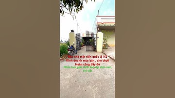 Bán nhà mặt tiền quốc lộ N2 #mua_bán_nhà_đất #bán_đất #bán_nhà #shorts #shortvideo