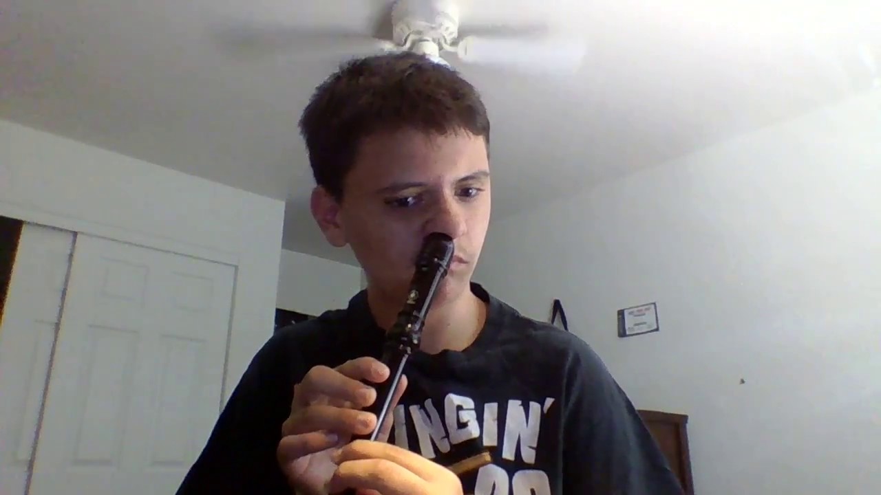 Playing Mask Off on recorder through nose YouTube