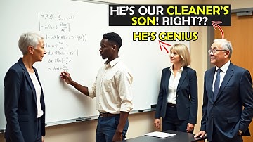 Genius Son of Black Cleaner Solved an IMPOSSIBLE Equation in Seconds—What the Principal Did Shocked