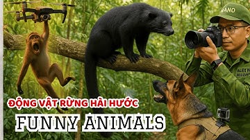 Quay lén động vật hoang dã bị khỉ chôm camera. Funny animal moments