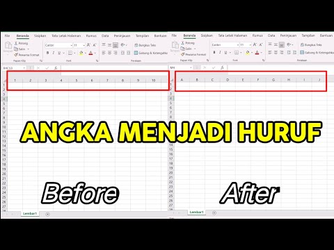 Video: Mengapa kolom saya dalam angka Excel, bukan huruf?