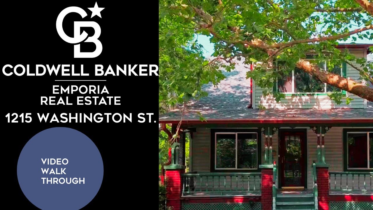 Must See!!//1215 Washington St//Classic Bungalow//Large rooms//Coldwell Banker Emporia Real
