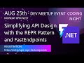 Simplifying API Design with the REPR Pattern and FastEndpoints