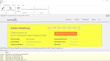 How to perform Reverse Phone lookup using Webharvy | Thatsthem.com | Keyword scraping