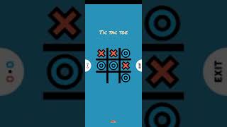Tic Tac Toe Game Red Winer Blue Looser♤ Tick Cross screenshot 4