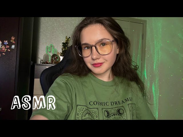 ASMR Foam Cover Mic, Tapping, Fabric Scratching, Long nails 💚